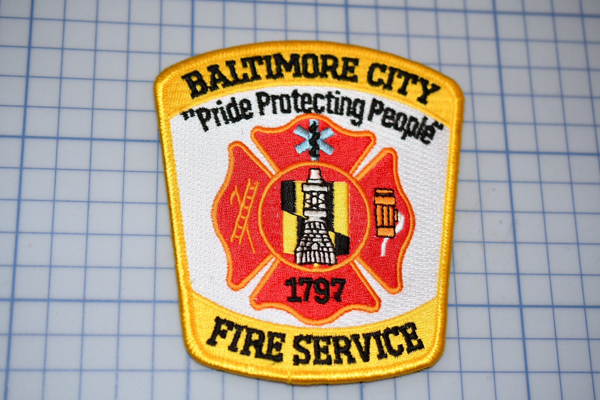 Baltimore City Maryland Fire Department Patch (S4-298)