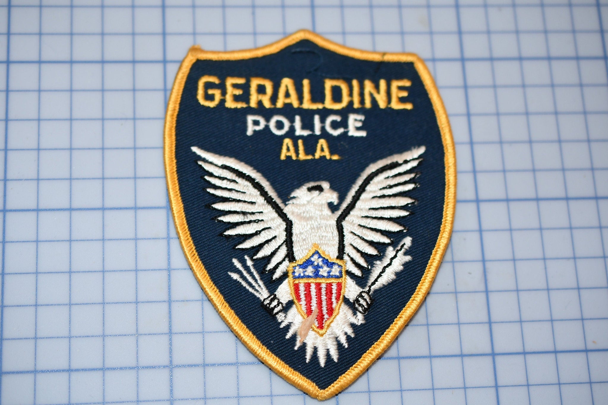 Geraldine Alabama Police Patch (S4-299)