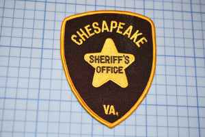 Chesapeake Virginia Sheriff's Office Patch (S3-280)