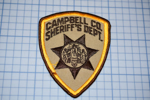 Campbell County Wyoming Sheriff's Department Patch (S3-280)