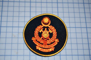 Malaysia Fire Service Patch (Yellow Border) (B26-302)