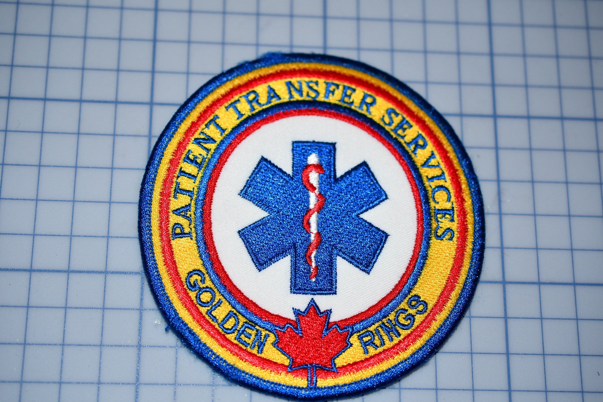 Golden Rings Canada Patient Transfer Services Patch (B26-303)