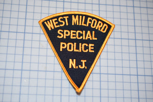 West Milford New Jersey Special Police Patch (S4-284)