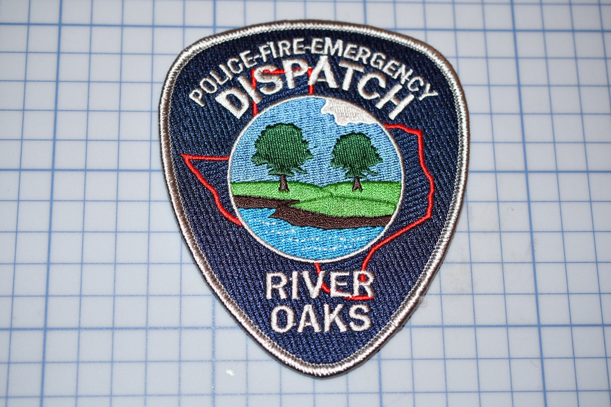 River Oaks Texas Police Dispatch Patch (S4-287)