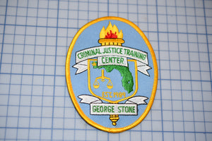George Stone Technical College Florida Criminal Justice Training Centre Patch (S4-294)