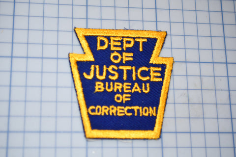 Department Of Justice Bureau Of Correction Pennsylvania Patch (S4-300)