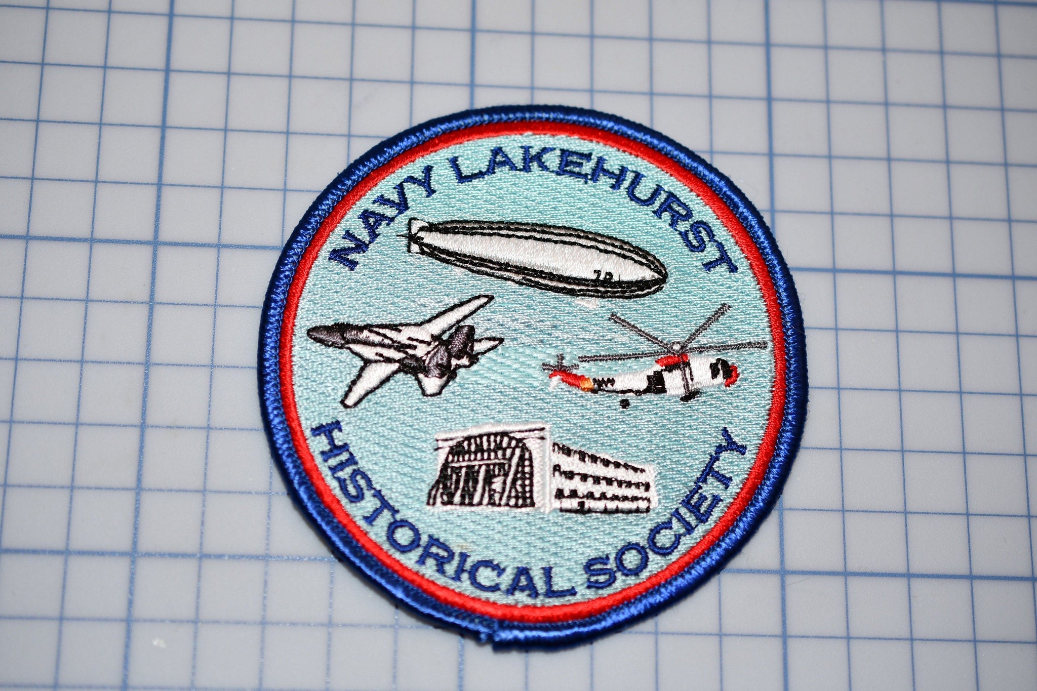USN Navy Lakehurst Historical Society Patch (B26-304)
