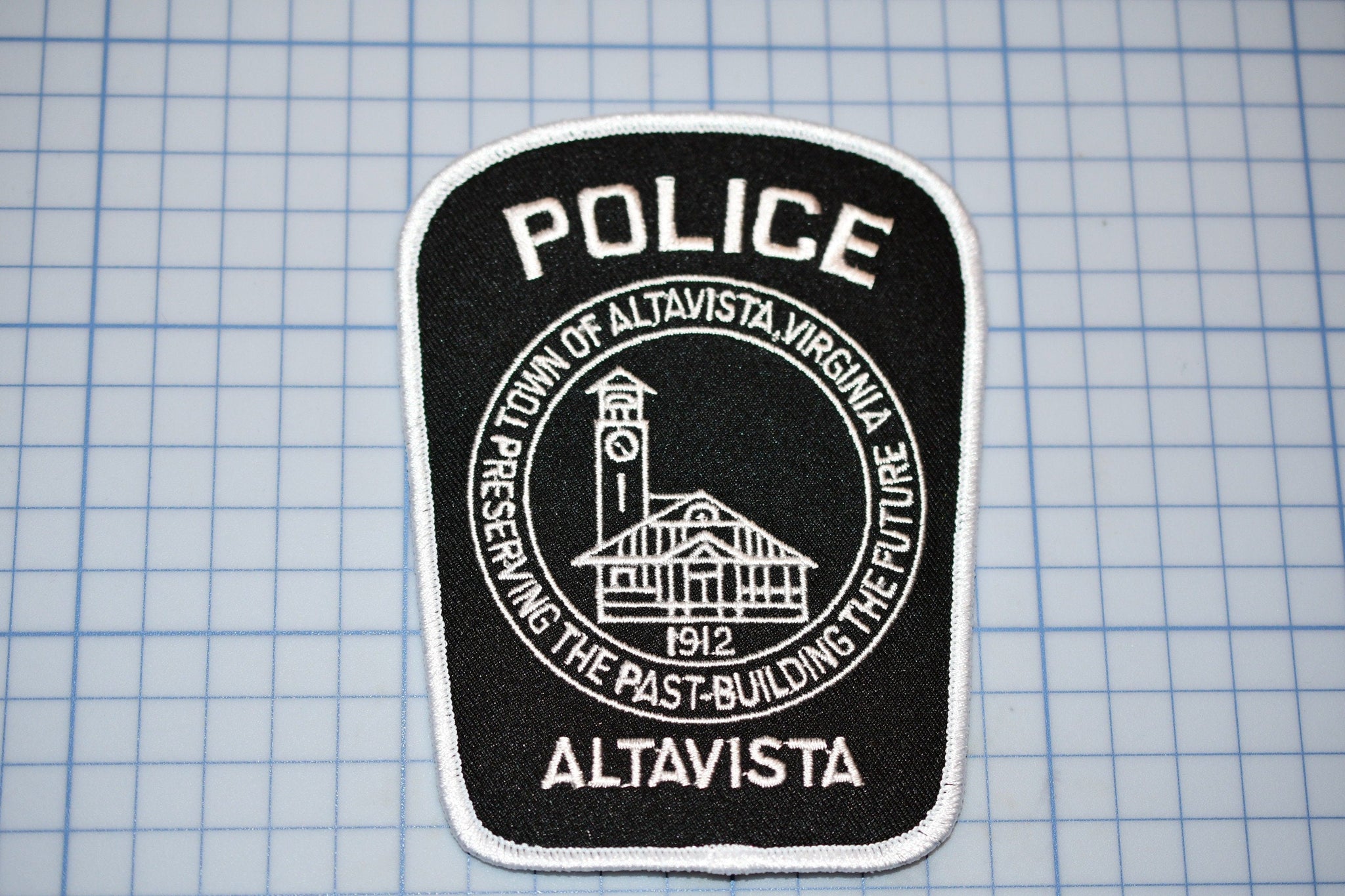 Altavista Virginia Police Patch (White) (B23-323)