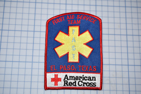 El Paso Texas American Red Cross First Aid Service Team Patch (B23-325)