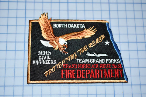 Grand Forks Air Force Base North Dakota Fire Department Patch (B28-315)