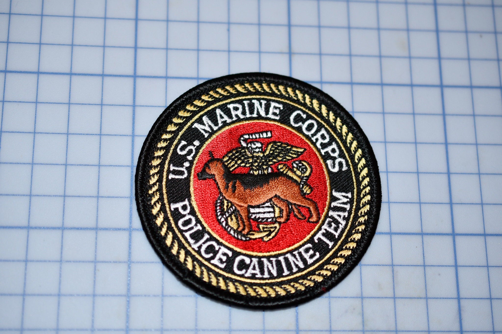 USMC Police Canine Team Patch (B23-320)