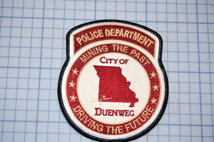 City Of Duenweg Missouri Police Patch (B23-321)