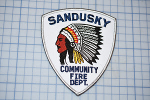 Sandusky Ohio Community Fire Department Patch (B23-322)