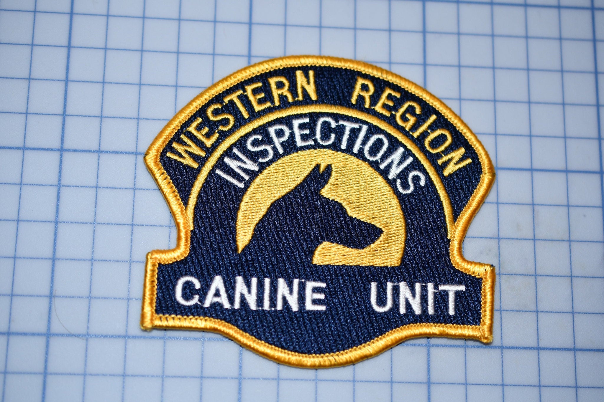 INS Western Region Inspectors Canine Unit Patch (B23-325)