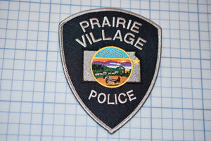 Prairie Village Kansas Police Patch (B28-332)