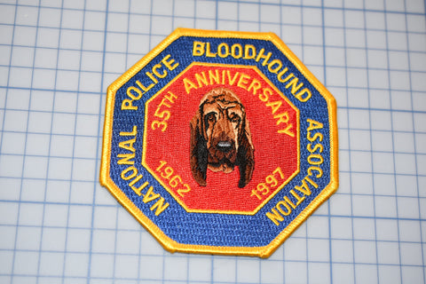 National Police Bloodhound Association 35th Anniversary Patch (B28-331)