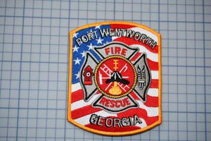 Port Wentworth Georgia Fire Rescue Patch (B28-332)