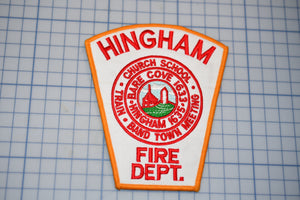 Hingham Massachusetts Fire Department Patch (B25-335)