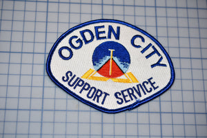 Ogden City Utah Support Service Patch (B25-333)