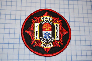 Davie Florida Fire Department Patch (B25-334)