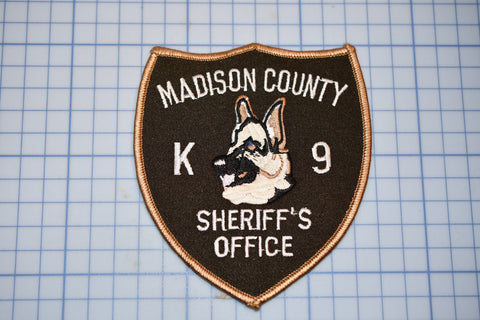 Madison County Indiana Police K9 Patch (B25-335)