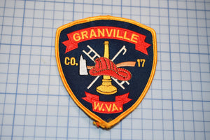 Granville West Virginia Fire Department Patch (B25-335)