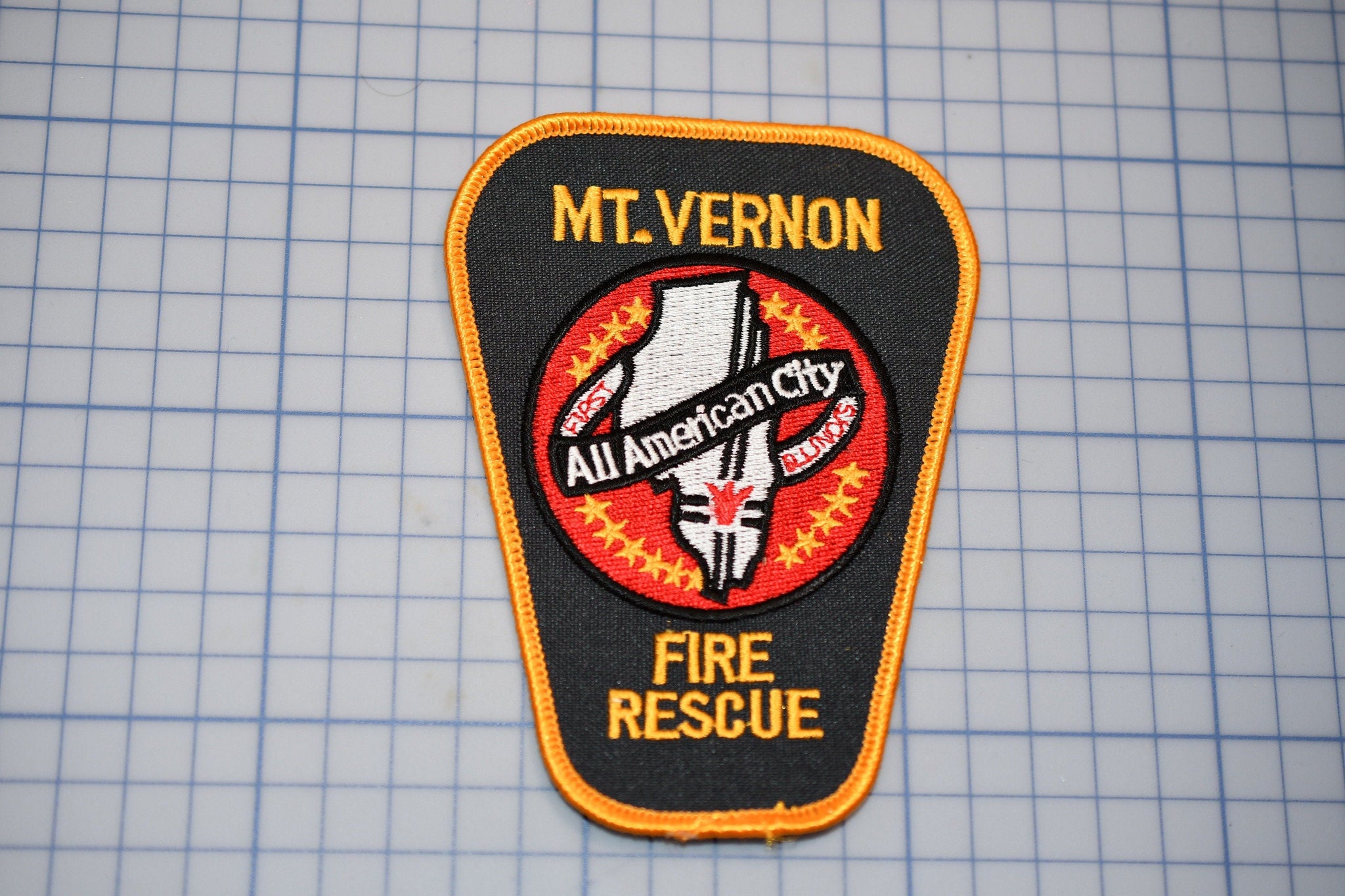 Mt. Vernon Illinois Fire Rescue Patch (B25-335)