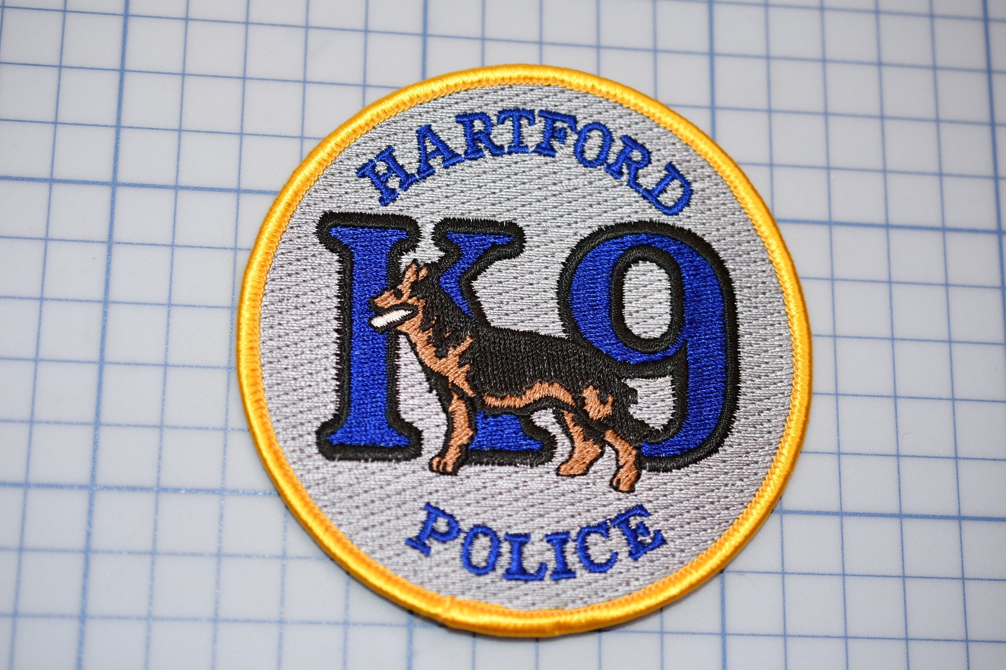 Hartford Connecticut Police K9 Patch (B23-336)