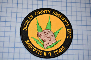 Douglas County Georgia Sheriff Narcotic K9 Team Patch (B23-336)