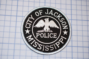 City Of Jackson Mississippi Police Patch (B23-336)