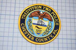 Tredyffrin Township Pennsylvania Police Patch (B23-336)