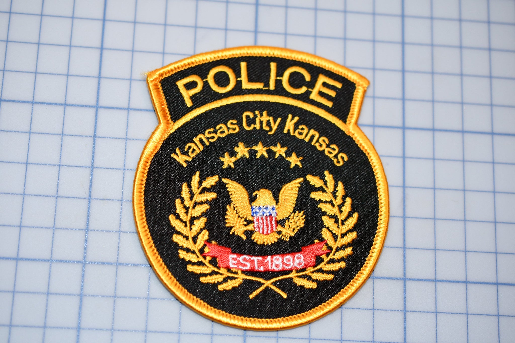 Kansas City Kansas Police Patch (B23-336)