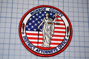 Monroe County New York District Attorneys Office Patch (B23-336)