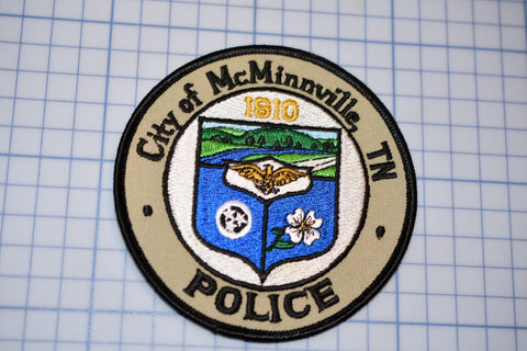 City Of McMinnville Tennessee Police Patch (B23-336)
